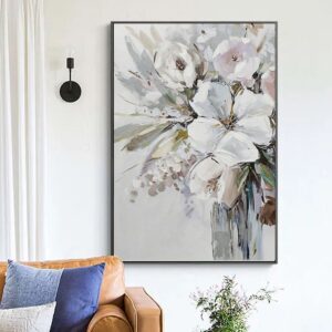 Abstract Flower Paint By Numbers Kit On Canvas