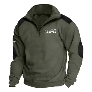 Lupo by Benelli Exclusive Logo Tactical Quarter-Zip Sweatshirt OUHSCSU0815LBZ