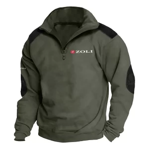 Zoli Exclusive Logo Tactical Quarter-Zip Sweatshirt OUHSCSU0815ZLZ