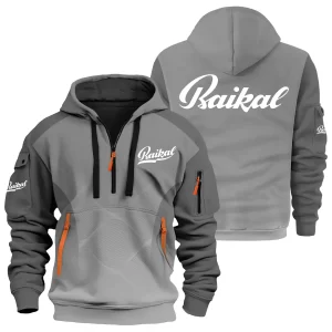Baikal Exclusive Logo Hoodie Half Zipper OUHU3DHHZ05BIZ