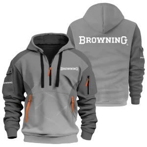 Browning Exclusive Logo Hoodie Half Zipper OUHU3DHHZ05BRZ