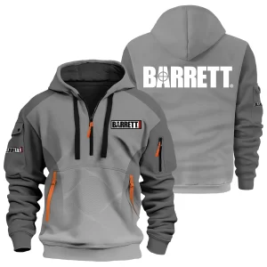 Barrett Exclusive Logo Hoodie Half Zipper OUHU3DHHZ05BTZ