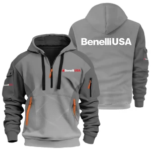 Benelli USA Exclusive Logo Hoodie Half Zipper OUHU3DHHZ05BUZ