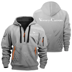 Verney-Carron Exclusive Logo Hoodie Half Zipper OUHU3DHHZ07VCZ