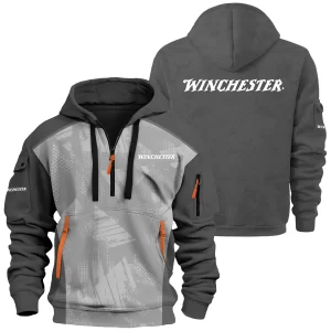 Winchester Exclusive Logo Hoodie Half Zipper OUHU3DHHZ10WRZ