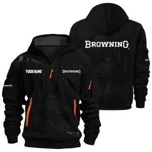 Browning Exclusive Logo Hoodie Half Zipper OUHU3DHHZ12BRZ