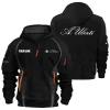 A.Uberti Exclusive Logo Hoodie Half Zipper OUHU3DHHZ13AUZ