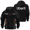 Uberti Exclusive Logo Hoodie Half Zipper OUHU3DHHZ13UBZ