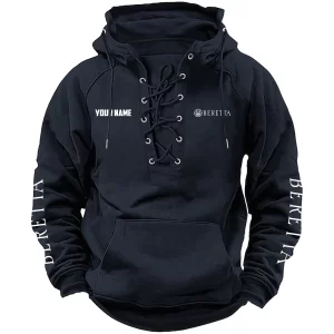 Beretta Exclusive Logo Tactical Lace Up Hoodie OUHUH1210815BEZ