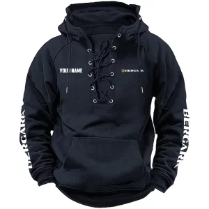Bergara Exclusive Logo Tactical Lace Up Hoodie OUHUH1210815BGZ