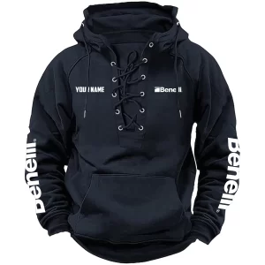 Benelli Exclusive Logo Tactical Lace Up Hoodie OUHUH1210815BLZ