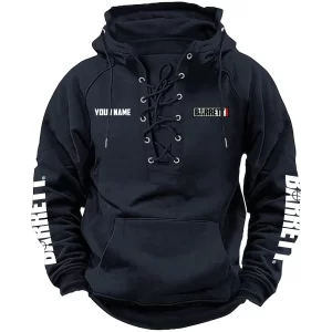 Barrett Exclusive Logo Tactical Lace Up Hoodie OUHUH1210815BTZ
