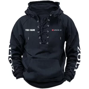 Zoli Exclusive Logo Tactical Lace Up Hoodie OUHUH1210815ZLZ