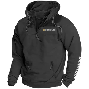 Bergara Exclusive Logo Tactical Quarterzip Hoodie OUHUH1880815BGZ