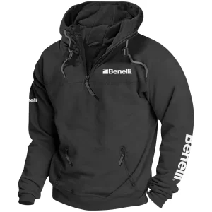 Benelli Exclusive Logo Tactical Quarterzip Hoodie OUHUH1880815BLZ
