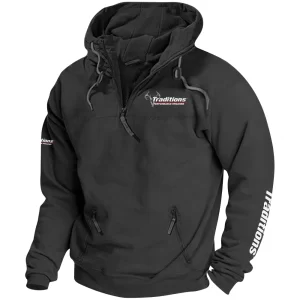 Traditions Exclusive Logo Tactical Quarterzip Hoodie OUHUH1880815TDZ