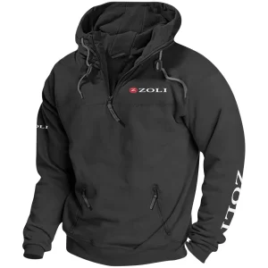 Zoli Exclusive Logo Tactical Quarterzip Hoodie OUHUH1880815ZLZ