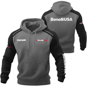 Benelli USA Exclusive Logo Waffle Quilted Hoodie OUHUH358081501BUZ