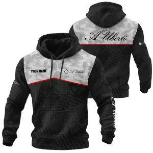 A.Uberti Exclusive Logo Waffle Quilted Hoodie OUHUH358081503AUZ