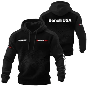 Benelli USA Exclusive Logo Waffle Quilted Hoodie OUHUH3580815BUZ