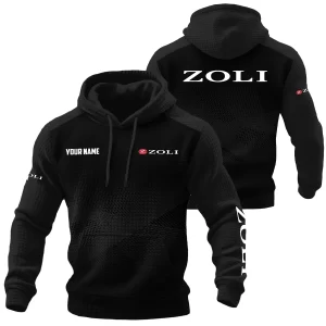 Zoli Exclusive Logo Waffle Quilted Hoodie OUHUH3580815ZLZ