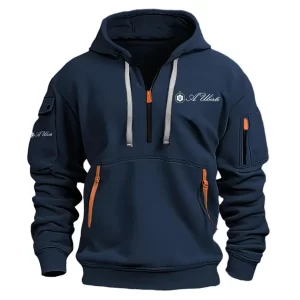 Uberti Exclusive Logo Hoodie Half Zipper OUHUHHZ0815AUZ