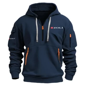 Zoli Exclusive Logo Hoodie Half Zipper OUHUHHZ0815ZLZ