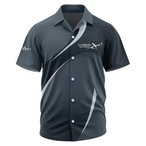 Carbon Express Exclusive Logo Short Sleeve Camp Collar Shirt OUHUHWS081501CEZ