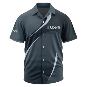 Uberti Exclusive Logo Short Sleeve Camp Collar Shirt OUHUHWS081501UBZ