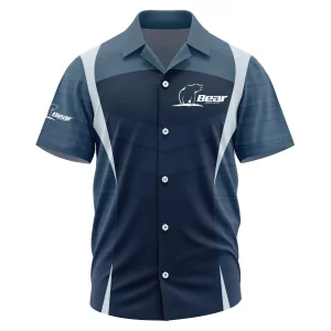 Bear Archery Exclusive Logo Short Sleeve Camp Collar Shirt OUHUHWS081503BAZ