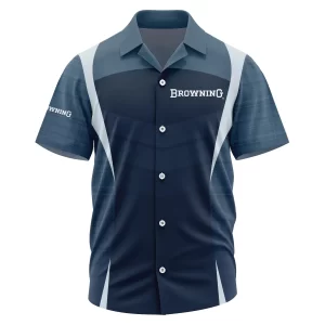 Browning Exclusive Logo Short Sleeve Camp Collar Shirt OUHUHWS081503BRZ