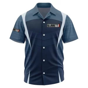 Barrett Exclusive Logo Short Sleeve Camp Collar Shirt OUHUHWS081503BTZ