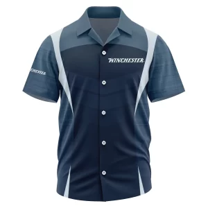 Winchester Exclusive Logo Short Sleeve Camp Collar Shirt OUHUHWS081503WRZ