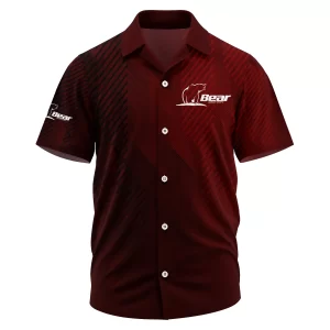 Bear Archery Exclusive Logo Short Sleeve Camp Collar Shirt OUHUHWS081506BAZ