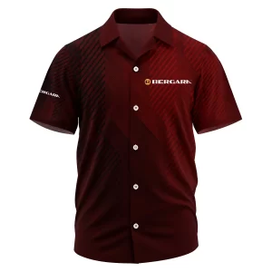 Bergara Exclusive Logo Short Sleeve Camp Collar Shirt OUHUHWS081506BGZ
