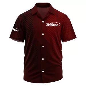 TriStar Arms Exclusive Logo Short Sleeve Camp Collar Shirt OUHUHWS081506TAZ