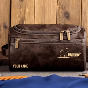 Bear Archery Exclusive Leather Toiletry Bag OUHULB0815BAZ
