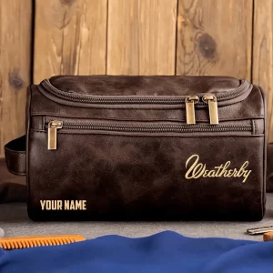 Weatherby Exclusive Leather Toiletry Bag OUHULB0815WBZ