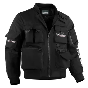 Traditions Exclusive Logo Multi Pocket Bomber Jacket Waterproof Windproof OUHUMPBJ0815TDZ