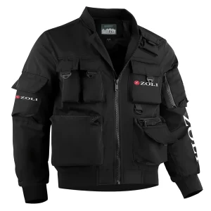 Zoli Exclusive Logo Multi Pocket Bomber Jacket Waterproof Windproof OUHUMPBJ0815ZLZ