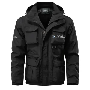 Uberti Exclusive Logo Waterproof Multi Pocket Jacket Detachable Hood and Sleeves OUHUMPJ0815AUZ