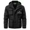 Verney-Carron Exclusive Logo Waterproof Multi Pocket Jacket Detachable Hood and Sleeves OUHUMPJ0815VCZ