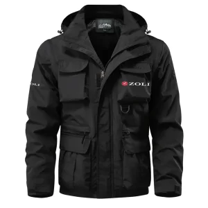Zoli Exclusive Logo Waterproof Multi Pocket Jacket Detachable Hood and Sleeves OUHUMPJ0815ZLZ