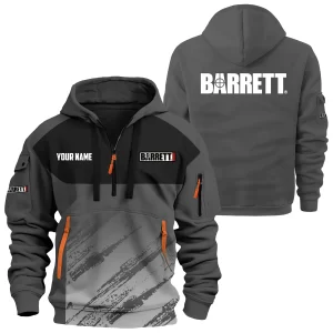 Barrett Exclusive Logo Hoodie Half Zipper OUHUN3DHHZ04BTZ