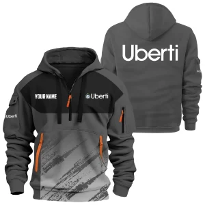 Uberti Exclusive Logo Hoodie Half Zipper OUHUN3DHHZ04UBZ