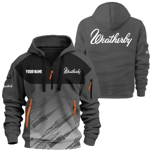 Weatherby Exclusive Logo Hoodie Half Zipper OUHUN3DHHZ04WBZ