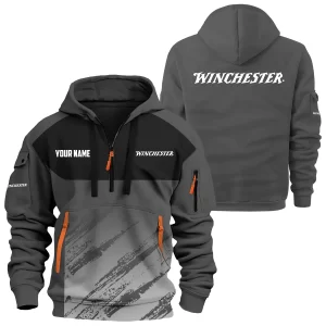 Winchester Exclusive Logo Hoodie Half Zipper OUHUN3DHHZ04WRZ