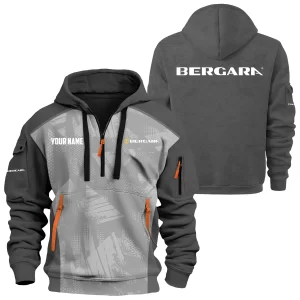 Bergara Exclusive Logo Hoodie Half Zipper OUHUN3DHHZ10BGZ