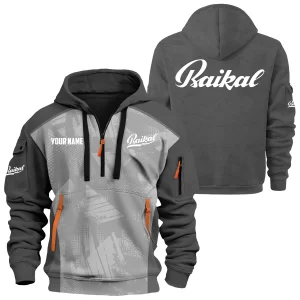 Baikal Exclusive Logo Hoodie Half Zipper OUHUN3DHHZ10BIZ