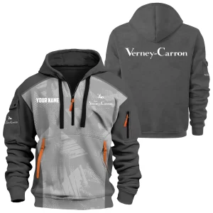 Verney-Carron Exclusive Logo Hoodie Half Zipper OUHUN3DHHZ10VCZ